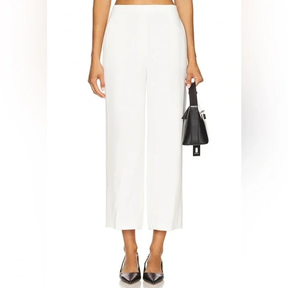 THEORY Relax Linen Blend Pull on Pants - Picture 1 of 5